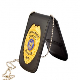 Police Badge Holder Purse, Neck Chain Badge Holder Wallet