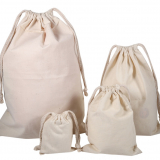 Baumwoll-Musselin-Tasche Baumwollbeutel Party-Geschenk-Tasche Baumwoll-Hochzeitstasche Geschenktüte