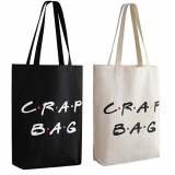 Black Canvas Tote Bag, Calico Bag, Promotional Shopping Bags